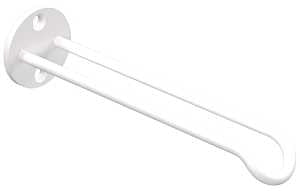 National Hardware N275-522 Plant Hanger Wall Base, 7 in L, 1-25/32 in H, Steel, White, Screw, Wall Mounting