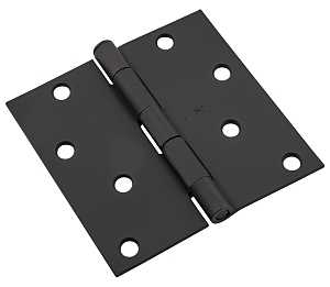 National Hardware 512 Series N830-426 Door Hinge, Steel, Removable Pin, Mortise, Screw Mounting, 55 lb