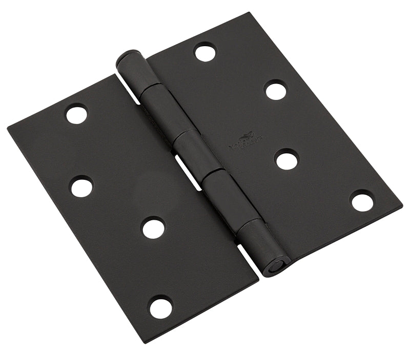 National Hardware 512 Series N830-426 Door Hinge, Steel, Removable Pin, Mortise, Screw Mounting, 55 lb