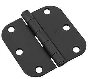 National Hardware 512 Series N830-427 Door Butt Hinge, 3 in H Frame Leaf, 0.08 ga Thick Frame Leaf, Steel, Removable Pin, 1/BAG