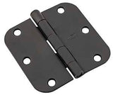 National Hardware SPB512R5/8 Series N830-428 Door Hinge, Steel, Removable Pin, Mortise Mounting, 50 lb