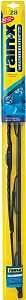 Rain-X Weatherbeater RX30228 Wiper Blade, 28 in, Spine Blade, Rubber/Stainless Steel