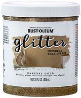 Rust-Oleum 360218 Textured Glitter Paint, Harvest Gold, 28 fl-oz, Can