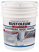 Rust-Oleum 750 Series 301993 Elastomeric Roof Coating, White, 5 gal, Pail, Liquid