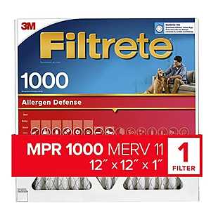 FILTER AIR ALRGN DFN 12X12X1IN, Pack of 4