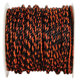 Koch 5031245 Rope, 3/8 in Dia, 400 ft L, 3/8 in, 244 lb Working Load, Polypropylene, Black/Orange