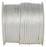 Koch 5221645 Rope, 1/2 in Dia, 300 ft L, 1/2 in, 589 lb Working Load, Nylon, White