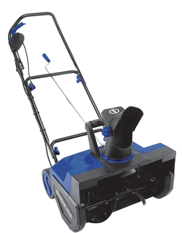 Snow Joe SJ626E Snow Thrower, 14.5 A, 1-Stage, 22 in W Cleaning, 25 ft Throw, Blue