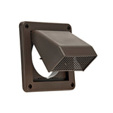 Lambro 604B Air Intake Louver Vent, 4 in L, 6 in W, Plastic, Brown