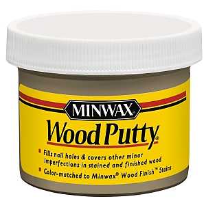 Minwax Wood Putty 136200000 Wood Filler, Gray, 3.75 oz