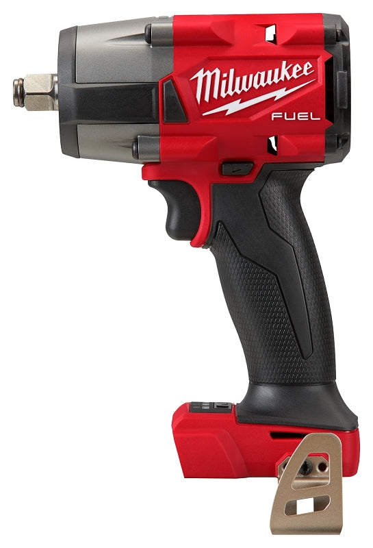 Milwaukee M18 FUEL 2962-20 Mid-Torque Impact Wrench, Tool Only, 18 VDC, 1/2 in Drive, Square Drive