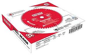 Diablo STEEL DEMON D0660FA Saw Blade, 6-1/2 in Dia, 5/8 in Arbor, 60-Teeth, Carbide Cutting Edge