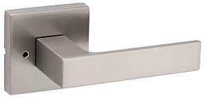 Kwikset Signature Series 720SAL 514 SQT CP Passage Lever, Matte, Zinc, Residential, Left, Right Hand, 1 Grade