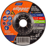 Norton Clipper Classic AC AO/SC Series 70184609141 Grinding Wheel, 4 in Dia, 1/4 in Thick, 5/8 in Arbor