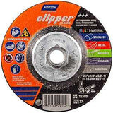 Norton Clipper Classic AC AO/SC Series 70184609142 Grinding and Cutting Wheel, 4-1/2 in Dia, 1/8 in Thick, 5/8-11 Arbor