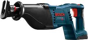 Bosch CRS180B Reciprocating Saw, Tool Only, 18 V, 1-1/8 in L Stroke, 0 to 2400