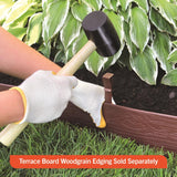 Master Mark Terrace Board 10 in. H Plastic Brown Stake Kit