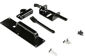 National Hardware V1394 N109-050 Gate Thumb Latch, Black