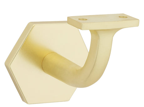 National Hardware Powell N830-534 Handrail Bracket, 150 lb, Steel/Zinc, Brushed Gold