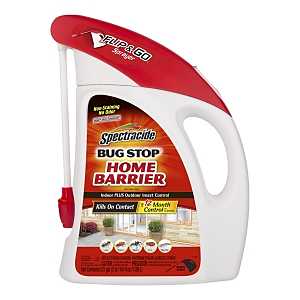 Spectracide Bug Stop HG-96921 Ready-to-Use Barrier, Liquid, Spray Application, Indoors, Outdoors, Home, 64 oz