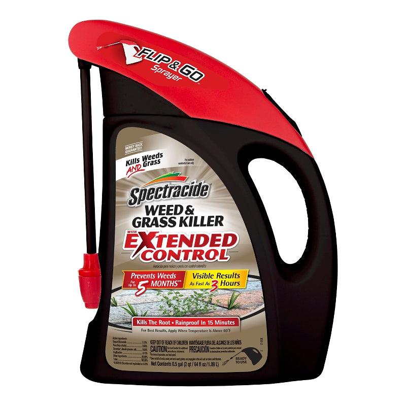 Spectracide HG-97049 Weed and Grass Killer Extended Control, Liquid, 64 oz