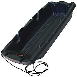 Flexible Flyer 946 Utility Sled, S, HDPE, Black