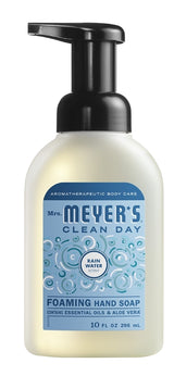 Mrs. Meyer's 11217 Hand Soap, Foam, Rain Water, 10 fl-oz Bottle