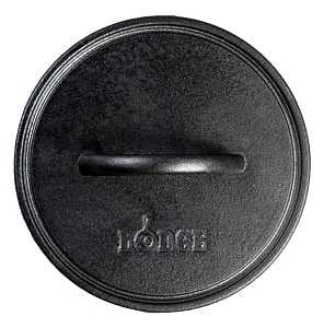 Lodge L8RFIP Seasoned Grill Press, 8 in L, 8 in W, Round, Cast Iron