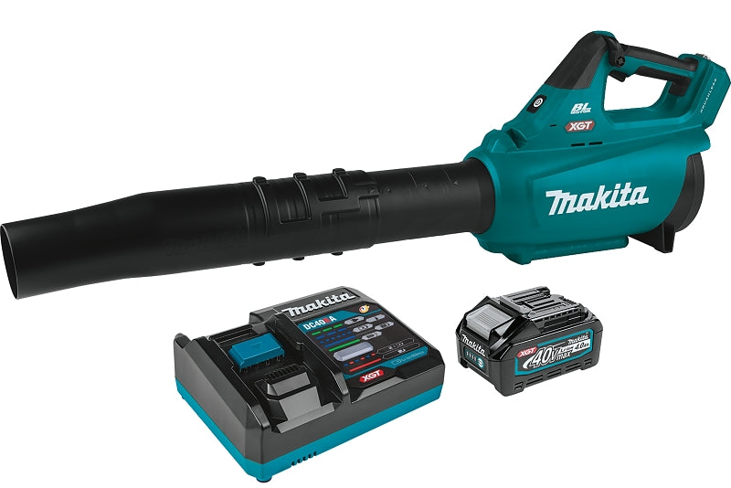 Makita GBU01M1 Blower Kit, 4 Ah, 40 V, Lithium-Ion, 565 cfm Air, 35 min Run Time