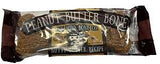 The Wild Bone Co 1872 Bone Dog Biscuit Treat, Peanut Butter, 1 oz, Pack of 24