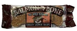 The Wild Bone Co 1882 Bone Dog Biscuit Treat, Grilled Salmon, 1 oz, Pack of 24