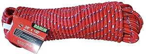 Baron 52217 Rope, 3/8 in Dia, 100 ft L, 198 lb Working Load, Polypropylene, Assorted