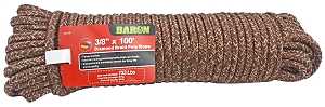 Baron 52219 Rope, 3/8 in Dia, 100 ft L, 133 lb Working Load, Polypropylene, Camo