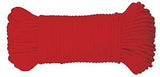 Baron 63017 Cord, 5/32 in Dia, 100 ft L, 110 lb Working Load, Polyester, Red