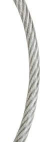 Baron 695948 Cable, 1/4 to 5/16 in Dia, 200 ft L, 1400 lb Working Load, Galvanized/Vinyl-Coated