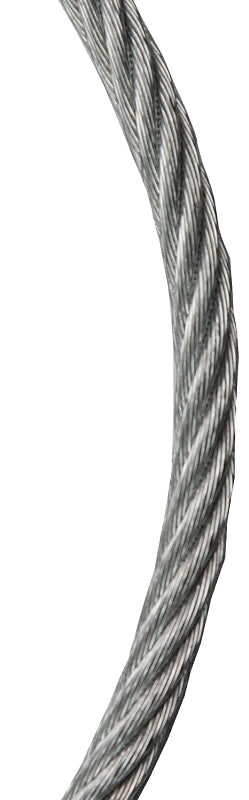 Baron 695964 Aircraft Cable, 5/16 in Dia, 500 ft L, Galvanized