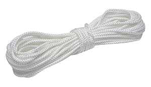 Baron 36361 Rope, 3/16 in Dia, 100 ft L, 83 lb Working Load, Nylon/Poly, White