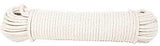 Baron 70201 Cord, 7/32 in Dia, 50 ft L, #7, 11 lb Working Load, Cotton/Poly, Cream