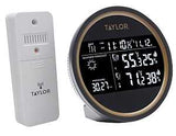 Taylor 5282011 Weather Forecaster with LED, Battery, 32 to 122, -4 to 140 deg F, 20 to 95 % Humidity Range