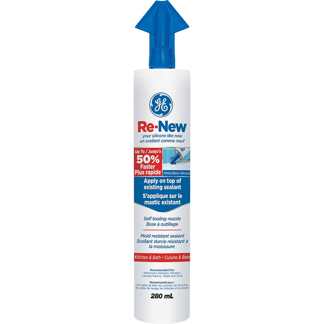 LePage 2776763 Silicone Sealant, White, 280 mL
