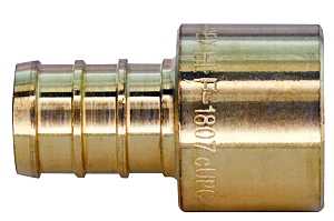 ADAPTER BRASS 1/2 X 1/2IN