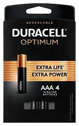 Duracell Optimum Series 032631 Battery, 1.5 V Battery, AAA Battery, Alkaline