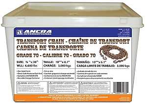 CHAIN ASSEMBLY G70 3/8INX20FT