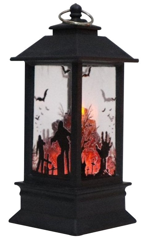 Santas Forest 99935 Halloween Skeleton Hand Lantern, 5 in H, Plastic, Black, Internal Light, Indoor, Outdoor, Pack of 36