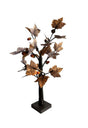 Santas Forest 19905 Maple Tree w/Acorns, 22 in H, Maple, Warm White Light, Pack of 6