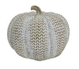 Santas Forest 89932 Resin Pumpkin, 6-1/2 in H, Resin, White, Indoor, Pack of 8