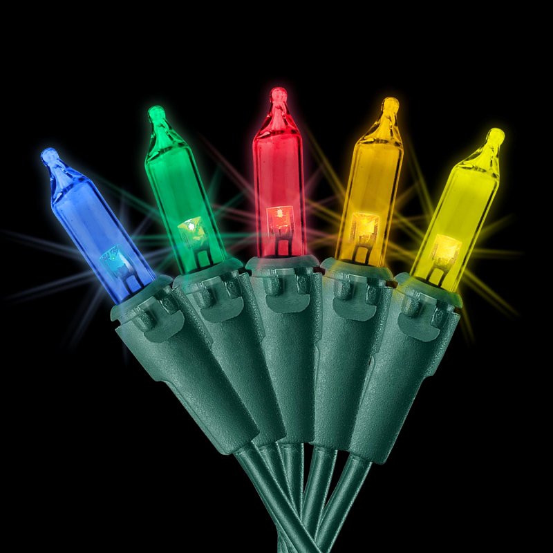 Santas Forest 31600 Mini Filament Bulb Set, Multi Color
