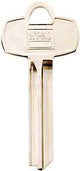 Hy-Ko 11010BE2 Key Blank, Brass, Nickel, For: Best Cabinet, House Locks and Padlocks, BE2 Key Number, Pack of 10