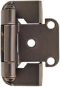 Amerock BPR7550ORB Hinge, 1/2 in Overlay, Self Close, Oil-Rubbed Bronze