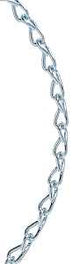 Baron 7241 Jack Chain, #14, 200 ft L, Zinc-Plated, 10 lb Working Load